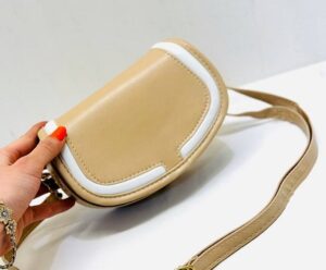 کیف قایقی دور سفید دوشی پاسپورتی 4371