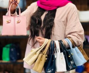 کیف مربع پانچی دستی دخترانه 4480