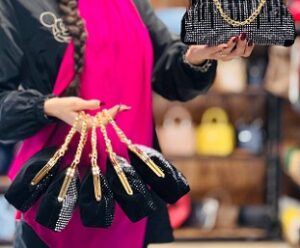 کیف نگینی دهنه دار 4494