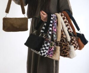 کیف خز دسته بلند دستی و دوشی 4497